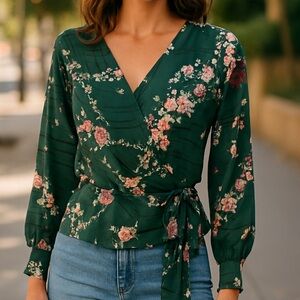 Floral Blouse by 7th Avenue small tall